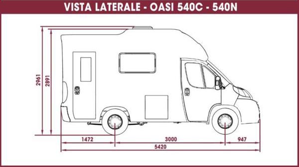 vista-laterale-camper-oasi-540C-e-540N – kopie